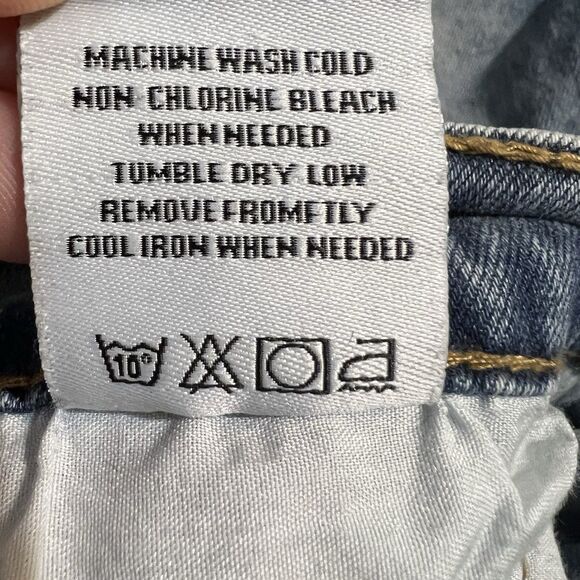 KDNK Men's Jeans Skinny Fit Paint Bleached Destroyed Zip Ankle 30"/31" Stretch - Picture 10 of 11